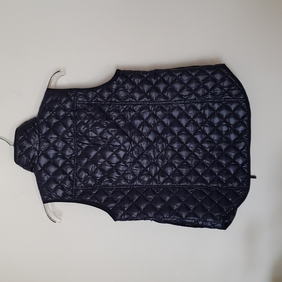 J. Crew Down Filled Quilted Puffer Vest, Navy Blue, Women's Size XXS. - Picture 10 of 11